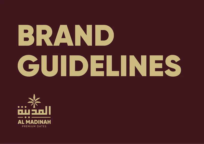 Al Madinah Premium Dates, brand guidelines