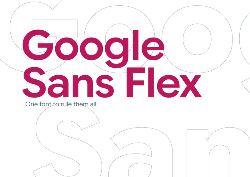 Brand guidelines 2026, type: Google Sans Flex